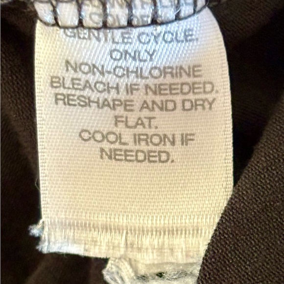 J.JILL Top Plus Sz 2X Black Rayon Stretch  Tunic Travel Friendly - Picture 7 of 10